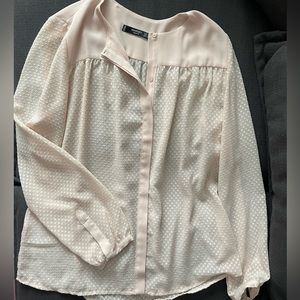 Mango Delicate Sheer Shirt